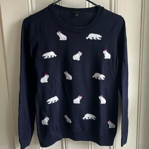 polar bear holiday sweater